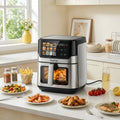 Dalray 8L Digital Air Fryer – 1800W Smart Touch Screen & Visible Window